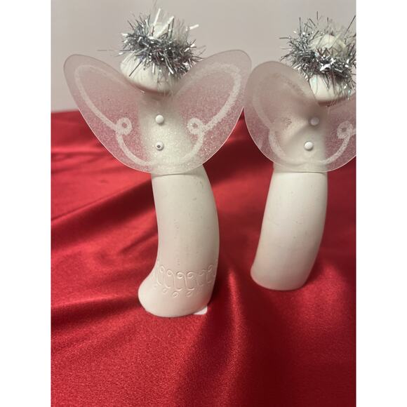 Christmas Angels Ceramic Porcelain Figurines Dept. 56 Set of 3 - Picture 5 of 8